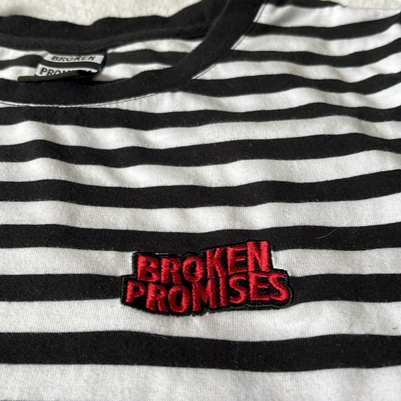 Broken Promises Striped Long Sleeve - Picture 4 of 4